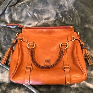 Dooney and Bourke Cognac Leather Bag